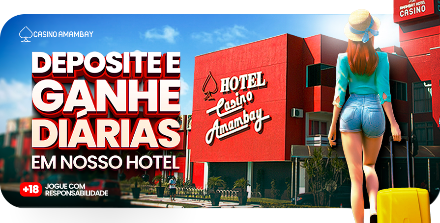 Deposite e ganhe diárias em nosso hotel